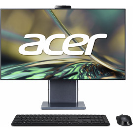 Моноблок Acer Aspire S27-1755 27" WQHD i7 1260P (2.1) 16Gb SSD512Gb Iris Xe CR Eshell GbitEth WiFi BT 135W клавиатура мышь Cam серый 2560x1440