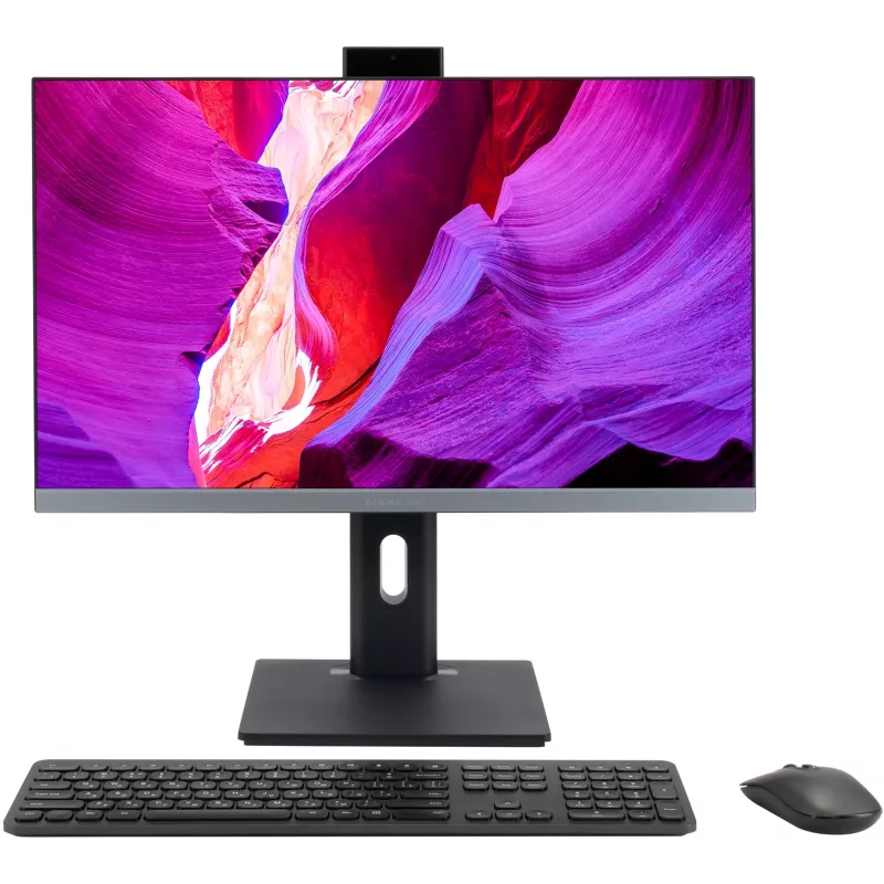 Моноблок Digma Pro Unity 23.8" Full HD i7 1255U (1.7) 16Gb SSD512Gb Iris Xe Windows 11 Pro GbitEth WiFi BT 90W клавиатура мышь Cam серый 1920x1080