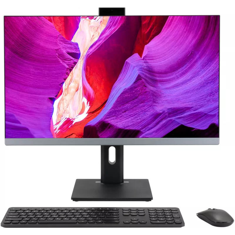 Моноблок Digma Pro Unity 27" Full HD i5 12400 (2.5) 16Gb SSD512Gb UHDG 730 CR Windows 11 Pro GbitEth WiFi BT 90W клавиатура мышь Cam серый/черный 1920x1080