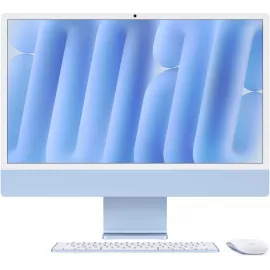 Моноблок Apple iMac A3137 24" 4.5K M4 10 core (4) 16Gb SSD512Gb 10 core GPU macOS WiFi BT 143W клавиатура мышь Cam синий 4480x2520