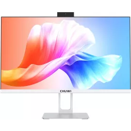 Моноблок Chuwi Unitech 24 23.8" Full HD Ryzen 5 6600H (3.3) 16Gb SSD512Gb 660M Windows 11 Pro GbitEth WiFi BT 48W клавиатура мышь Cam белый 1920x1080