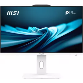 Моноблок MSI Pro AP242P 14M-676XRU 23.8" Full HD i3 14100 (3.5) 16Gb SSD512Gb UHDG 730 без ОС GbitEth WiFi BT 120W клавиатура мышь Cam белый 1920x1080