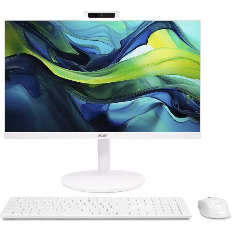 Моноблок Acer Aspire C27-1E13U5UNH 27" Full HD i5 1334U (1.3) 16Gb SSD512Gb Iris Xe CR Windows 11 Home GbitEth WiFi BT 90W клавиатура мышь Cam белый 1920x1080