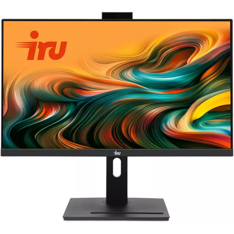 Моноблок IRU 23IM 23.8" Full HD i5 12450H (2) 16Gb SSD512Gb UHDG без ОС GbitEth WiFi BT 90W Cam черный 1920x1080