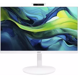 Моноблок Acer Aspire C27A-P1MTL 27" Full HD Core Ultra 5 125H (1.2) 16Gb SSD512Gb Arc graphics CR Eshell GbitEth WiFi BT клавиатура мышь Cam белый 1920x1080