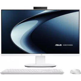 Моноблок Asus VM670KA-WPE0020 27" Full HD Ryzen AI 5 330 (2) 16Gb SSD512Gb 820M без ОС GbitEth WiFi BT 120W клавиатура мышь Cam белый 1920x1080