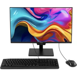 Моноблок Digma Action 23.8" Full HD Ryzen 5 3500U (2.1) 8Gb SSD256Gb Vega 8 Windows 11 Pro GbitEth WiFi BT 90W клавиатура мышь Cam черный 1920x1080 (RUS)