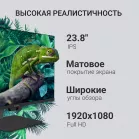 Моноблок Digma Action 23.8" Full HD Ryzen 5 3500U (2.1) 8Gb SSD256Gb Vega 8 Windows 11 Pro GbitEth WiFi BT 90W клавиатура мышь Cam черный 1920x1080 (RUS)