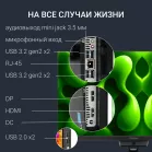 Моноблок Digma Action 23.8" Full HD Ryzen 5 3500U (2.1) 8Gb SSD256Gb Vega 8 Windows 11 Pro GbitEth WiFi BT 90W клавиатура мышь Cam черный 1920x1080 (RUS)
