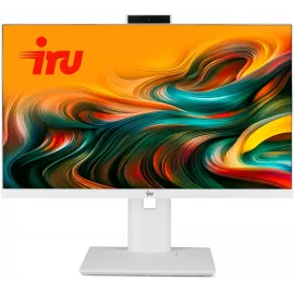 Моноблок IRU Tactio 23IW 23.8" Full HD i5 1235U (1.3) 16Gb SSD512Gb Iris Xe CR без ОС GbitEth WiFi BT 65W Cam белый 1920x1080 (RUS)