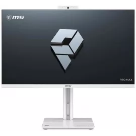 Моноблок MSI Pro MAX 27P Z 8MG-008 27" Full HD Ryzen 5 220 (3.2) 16Gb SSD512Gb Radeon 740M без ОС GbitEth WiFi BT клавиатура мышь Cam белый 1920x1080