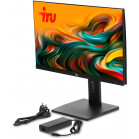 Моноблок IRU Tactio 23IP 23.8" Full HD i3 14100 (3.5) 16Gb SSD480Gb UHDG 730 Windows 11 Pro 64 WiFi BT 120W Cam черный 1920x1080 (RUS)