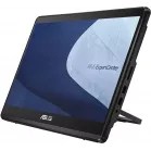 Моноблок Asus E1600WKAT-BMR281X 15.6" Full HD Touch Cel N4500 (1.1) 8Gb SSD128Gb UHDG CR Windows 11 Pro GbitEth WiFi BT 65W клавиатура мышь Cam черный 1920x1080
