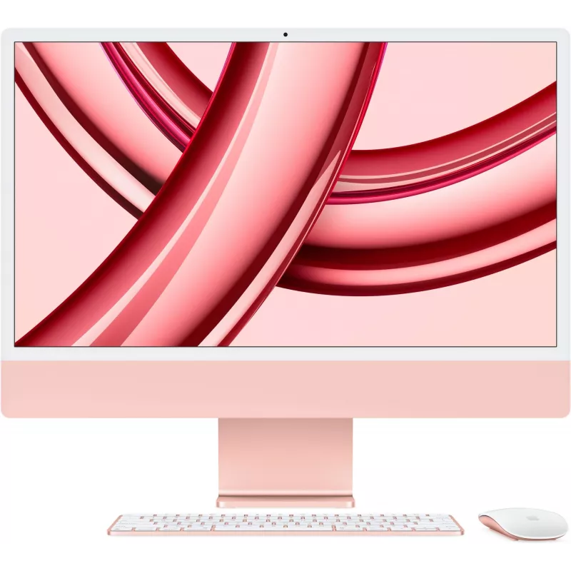 Моноблок Apple iMac A2873 24" 4.5K M3 8 core (4) 8Gb SSD512Gb 10 core GPU macOS WiFi BT 143W клавиатура мышь Cam розовый 4480x2520
