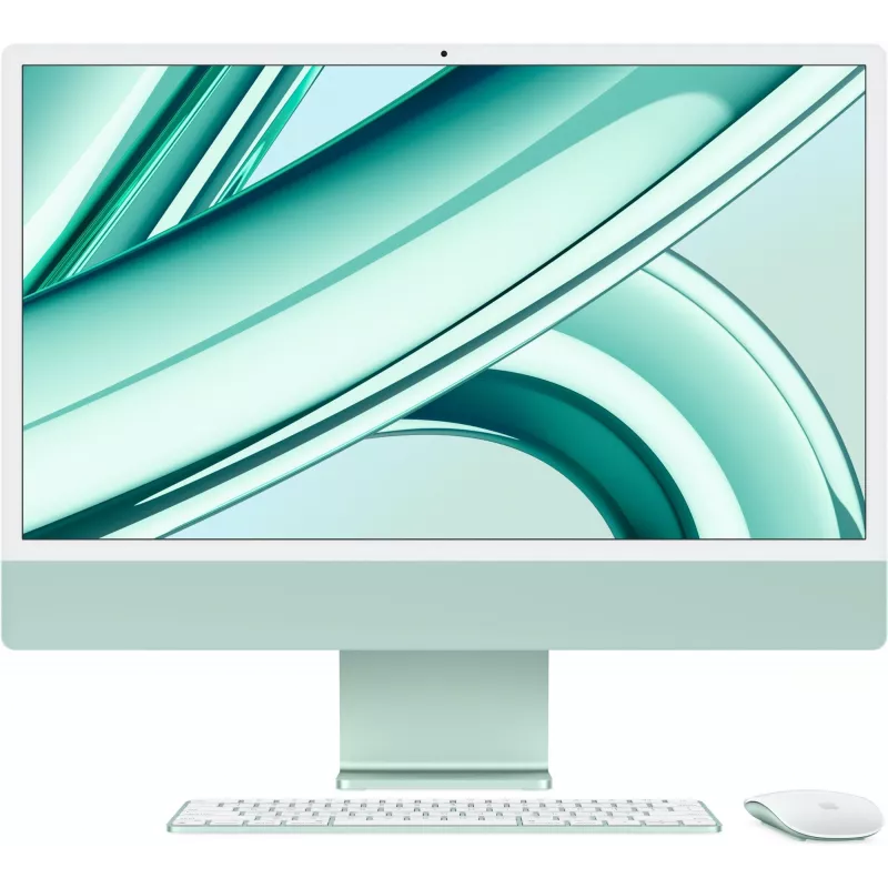 Моноблок Apple iMac A2873 24" 4.5K M3 8 core (4) 8Gb SSD256Gb 10 core GPU macOS WiFi BT 143W клавиатура мышь Cam зеленый 4480x2520