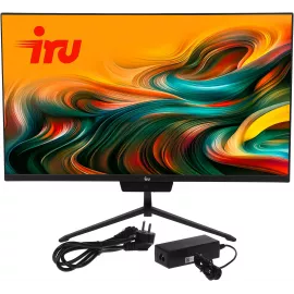 Моноблок IRU P233 23.8" Full HD i3 1215U (1.2) 8Gb SSD256Gb UHDG Windows 11 Pro 64 GbitEth WiFi BT 65W Cam черный 1920x1080