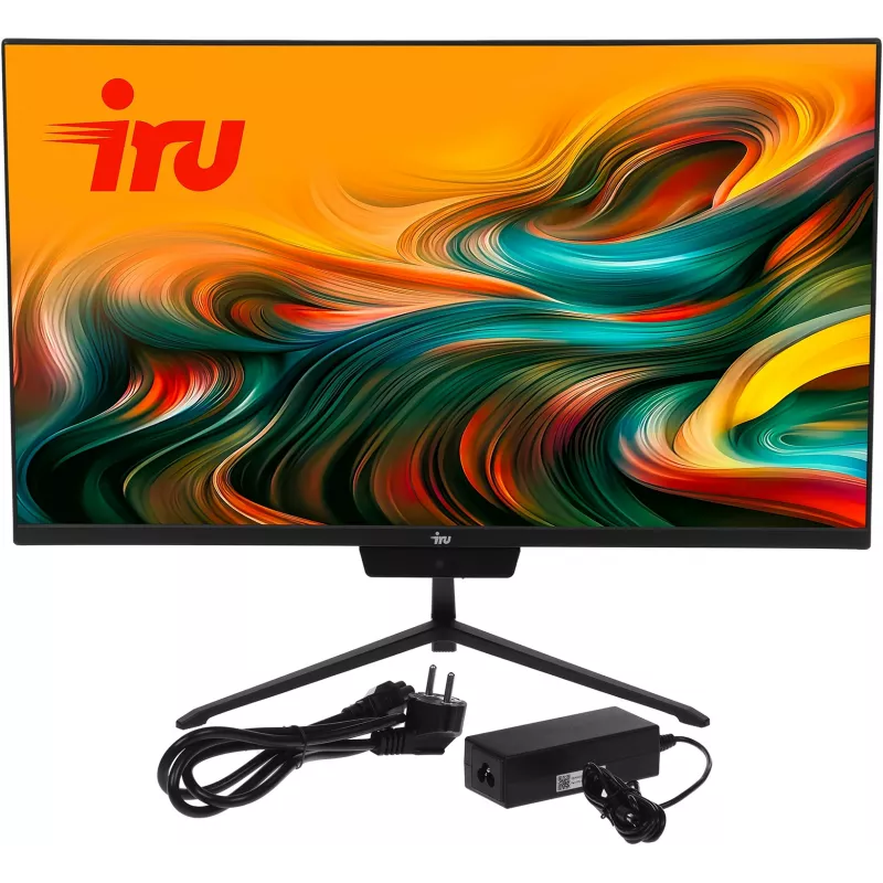 Моноблок IRU P233 23.8" Full HD i3 1215U (1.2) 8Gb SSD256Gb UHDG Windows 11 Pro 64 GbitEth WiFi BT 65W Cam черный 1920x1080