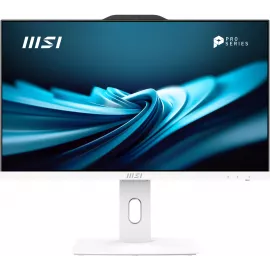Моноблок MSI Pro AP242P 14M-1214RU 23.8" Full HD i5 14400 (2.5) 16Gb SSD512Gb UHDG 730 Windows 11 Pro GbitEth WiFi BT 120W клавиатура мышь Cam белый 1920x1080