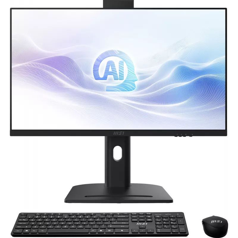 Моноблок MSI Modern AM273QP AI 1UM-440XRU 27" WQHD Core Ultra 5 125U (1.3) 16Gb SSD512Gb Graphics CR без ОС 2.5xGbitEth WiFi BT 120W клавиатура мышь Cam черный 2560x1440
