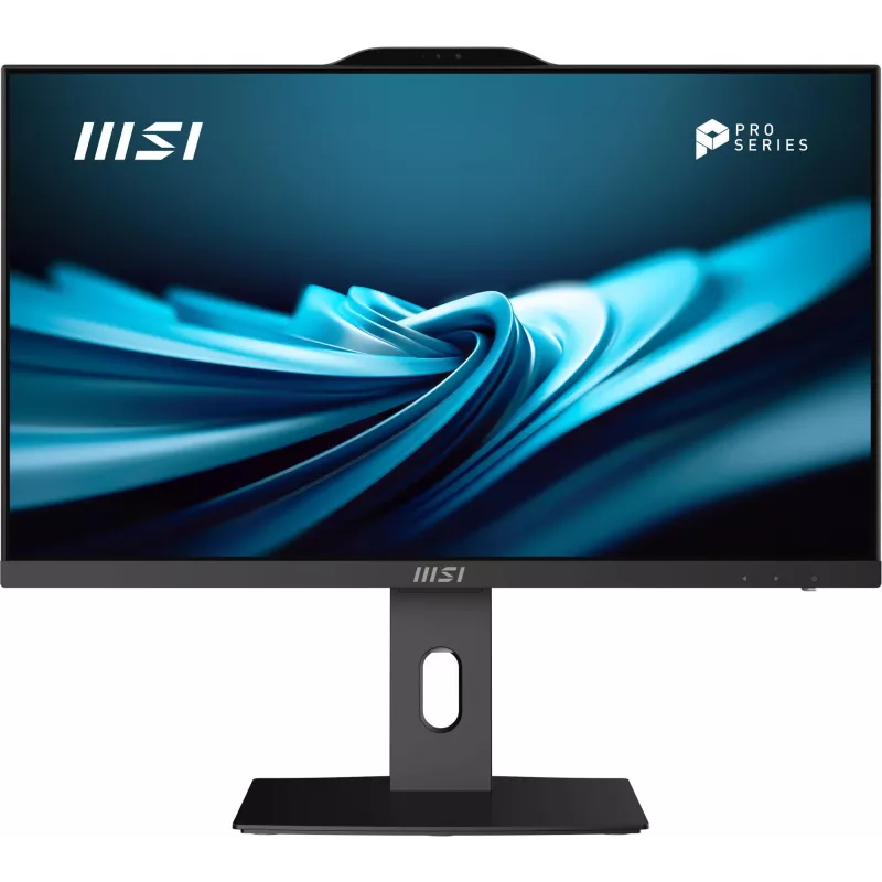 Моноблок MSI Pro AP242P 14M-1210XRU 23.8" Full HD i7 14700 (2.1) 16Gb SSD512Gb UHDG 770 без ОС GbitEth WiFi BT 120W клавиатура мышь Cam черный 1920x1080
