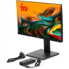 Моноблок IRU Tactio 23IP4 23.8" Full HD i3 14100 (3.5) 8Gb SSD256Gb UHDG 730 Windows 11 Pro 64 GbitEth WiFi BT 120W Cam черный 1920x1080 (RUS)