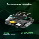 Неттоп Digma Pro Minimax U1 i3 1215U (1.2) 16Gb SSD512Gb UHDG Windows 11 Pro GbitEth WiFi BT 60W темно-серый/черный (DPP3-ADXW03)