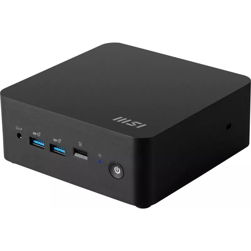 Неттоп MSI Cubi NUC 1M-044XRU Core 5 120U (1.4) 16Gb SSD512Gb Graphics CR без ОС 2xGbitEth WiFi BT 120W черный (9S6-B0B111-409)