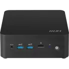Неттоп MSI Cubi NUC 1M-044XRU Core 5 120U (1.4) 16Gb SSD512Gb Graphics CR без ОС 2xGbitEth WiFi BT 120W черный (9S6-B0B111-409)