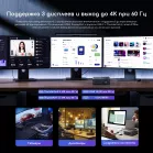 Неттоп Acer Gadget E10 ETBox i7 13620H (2.4) 16Gb SSD512Gb UHDG Windows 11 Pro 2.5xGbitEth+1xGbitEth WiFi BT 120W черный