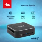Неттоп IRU Tactio 525 Ryzen 7 6800H (3.2) 16Gb SSD1Tb 680M Windows 11 Pro GbitEth WiFi BT 120W черный (2113231)