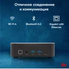 Неттоп IRU Tactio 525 Ryzen 7 6800H (3.3) 16Gb SSD1Tb 680M без ОС GbitEth WiFi BT 120W черный (2113241)