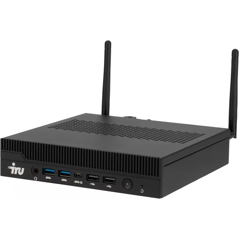 Неттоп IRU 310H6ITF i3 13100 (3.4) 16Gb SSD256Gb UHDG 730 Windows 11 Pro GbitEth WiFi BT 90W черный (2122065)