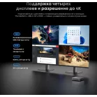 Неттоп Acer Gadget E10 ETBox1 i5 13500H (2.6) 16Gb SSD512Gb UHDG Windows 11 Pro 2x2.5GbitEth WiFi BT 120W серебристый/черный