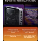 Неттоп Acer Gadget E10 ETBox1 i5 13500H (2.6) 16Gb SSD512Gb UHDG Windows 11 Pro 2x2.5GbitEth WiFi BT 120W серебристый/черный