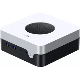 Неттоп Chuwi LarkBox X i3 1220P (1.5) 8Gb SSD256Gb UHDG Windows 11 Pro 2xGbitEth WiFi BT 65W черный/белый