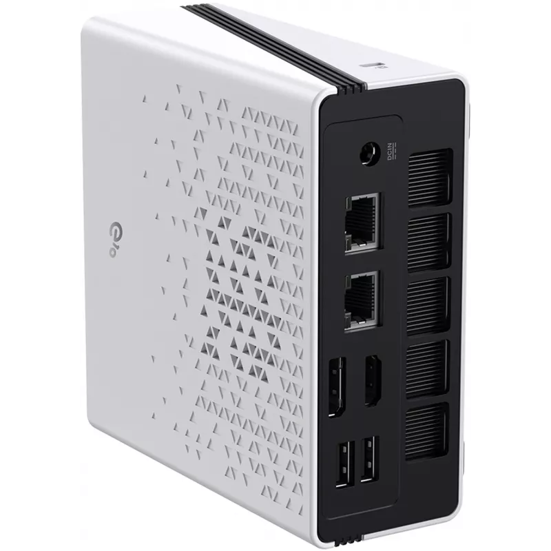 Неттоп Acer Gadget E10 ERBox Ryzen 7 6800H (3.2) 16Gb SSD512Gb 680M Windows 11 Pro 2xGbitEth WiFi BT 120W черный/белый