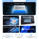 Неттоп Acer Gadget E10 ERBox Ryzen 7 6800H (3.2) 16Gb SSD512Gb 680M Windows 11 Pro 2xGbitEth WiFi BT 120W черный/белый