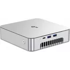 Неттоп Acer Gadget E10 ERBox X Ryzen 7 H 255 (3.8) 16Gb SSD512Gb 780M Windows 11 Pro 2x2.5GbitEth WiFi BT 120W серебристый