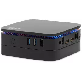 Неттоп IRU 110JLCN Cel N4500 (1.1) 8Gb SSD256Gb UHDG Windows 11 Pro GbitEth WiFi BT черный (2152163)