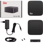 Неттоп IRU 110JLCN Cel N4500 (1.1) 8Gb SSD256Gb UHDG Windows 11 Pro GbitEth WiFi BT черный (2152163)