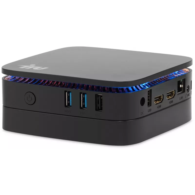 Неттоп IRU 110JLCN Cel N4500 (1.1) 8Gb SSD256Gb UHDG без ОС GbitEth WiFi BT черный (2152166)