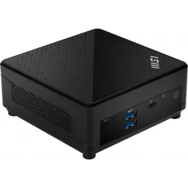 Неттоп MSI Cubi 5 1M-640XRU Core 3 100U (1.2) 8Gb SSD512Gb Graphics без ОС 2.5xGbitEth+1xGbitEth WiFi BT 65W черный (9S6-B0A821-640)