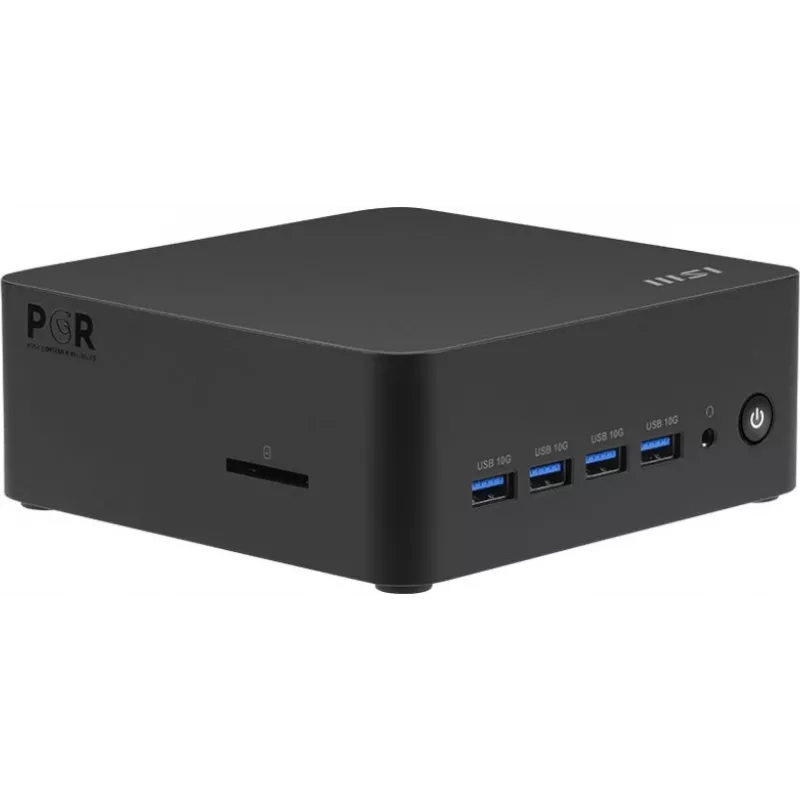 Неттоп MSI Cubi Z 8M-037XRU Ryzen 7 H 255 (3.8) 16Gb SSD1Tb 780M CR без ОС 2x2.5GbitEth WiFi BT 120W черный (9S6-B03241-038)