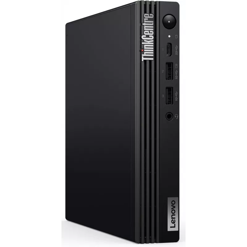 Неттоп Lenovo ThinkCentre Tiny M70q-5 slim i7 14700T (1.3) 16Gb SSD512Gb UHDG 770 Windows 11 Pro 64 GbitEth WiFi BT 135W kb мышь клавиатура черный (12TDS1WR00)
