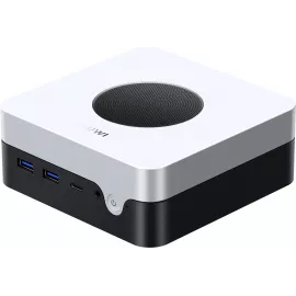 Неттоп Chuwi LarkBox X Core 3 100U (1.2) 16Gb SSD512Gb Graphics Windows 11 Pro 2xGbitEth WiFi BT 65W черный/белый
