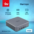 Неттоп IRU Tactio 515 i5 12450H (2) 16Gb SSD512Gb UHDG Windows 11 Pro 64 2xGbitEth WiFi BT 100W серый (RUS) (2195518)
