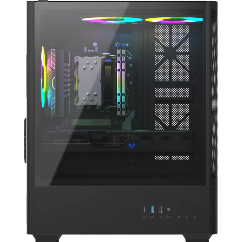 ПК Teclast G03 Ryzen 5 7500F (3.7) 32Gb SSD1Tb RTX5060TI 8Gb Windows 11 Pro GbitEth WiFi BT 500W черный (G03 7500F32G1T5060T8BKRU)