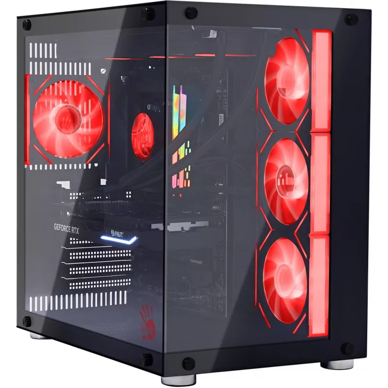 ПК Bloody BD-PC CZ79C3 MT i7 14700KF (3.4) 64Gb SSD1Tb RTX5070Ti 16Gb Windows 11 Home 64 2.5xGbitEth WiFi BT 850W черный (RUS) (2129080)