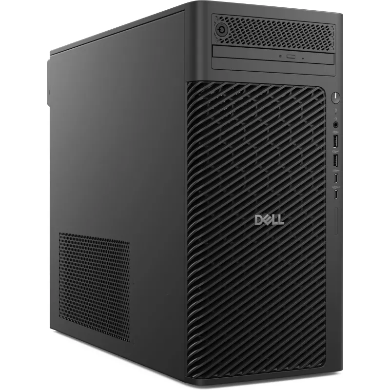 ПК Dell Pro Max Tower T2 FCT2250 MT Core Ultra 9 285K (3.7) 32Gb SSD1Tb Graphics Windows 11 Pro GbitEth 1500W мышь клавиатура черный (9K31)