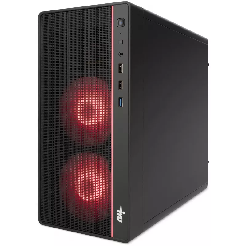 ПК IRU Tactio 520B5SEA MT Ryzen 7 5700X (3.4) 32Gb SSD1Tb RTX5060 8Gb без ОС GbitEth 500W черный (RUS) (2170123)